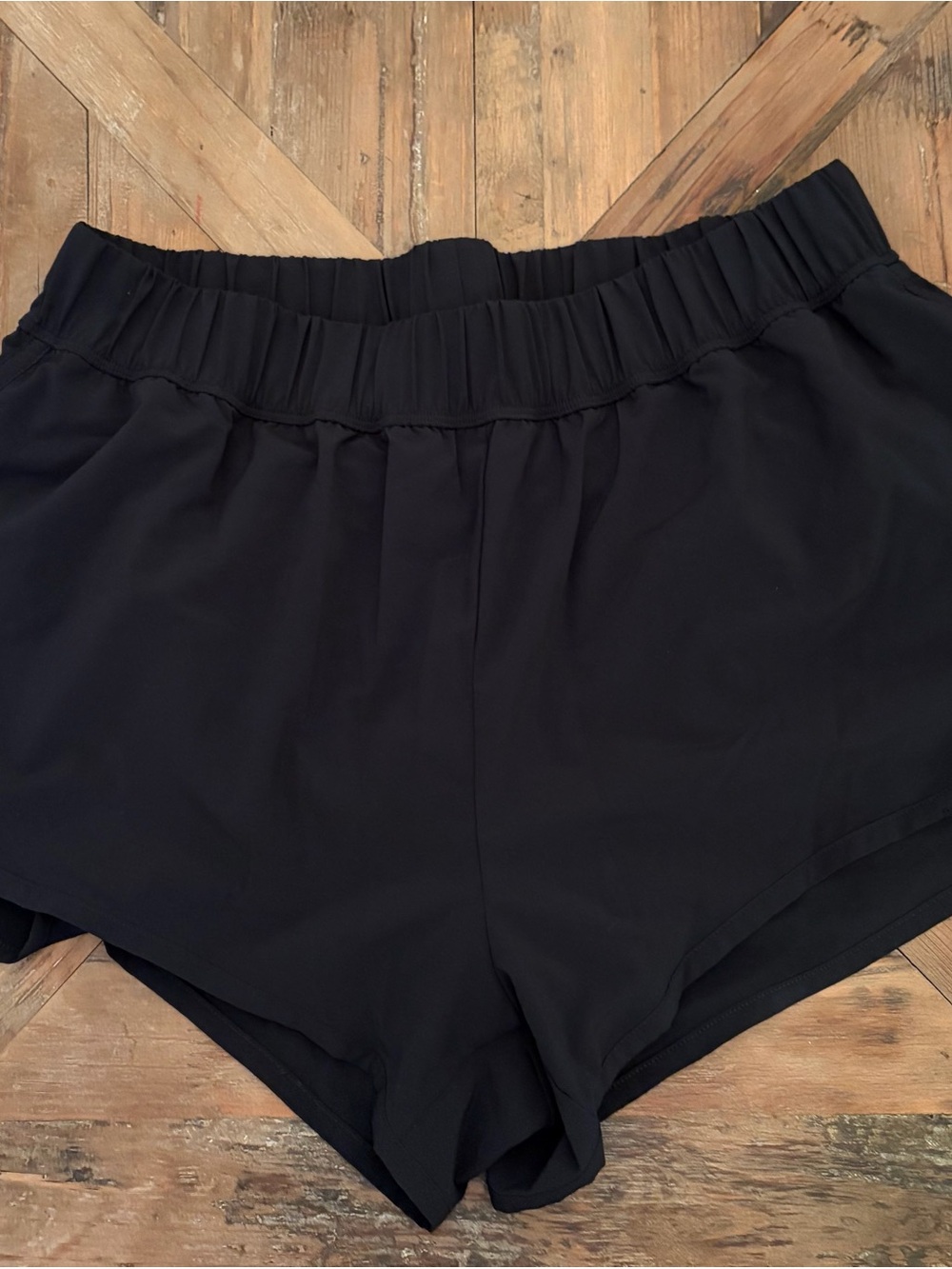 aerie Black Pull-On Athletic Shorts